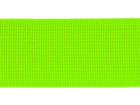 Grošovaná stuha 40 mm (1003) limetkově neonová