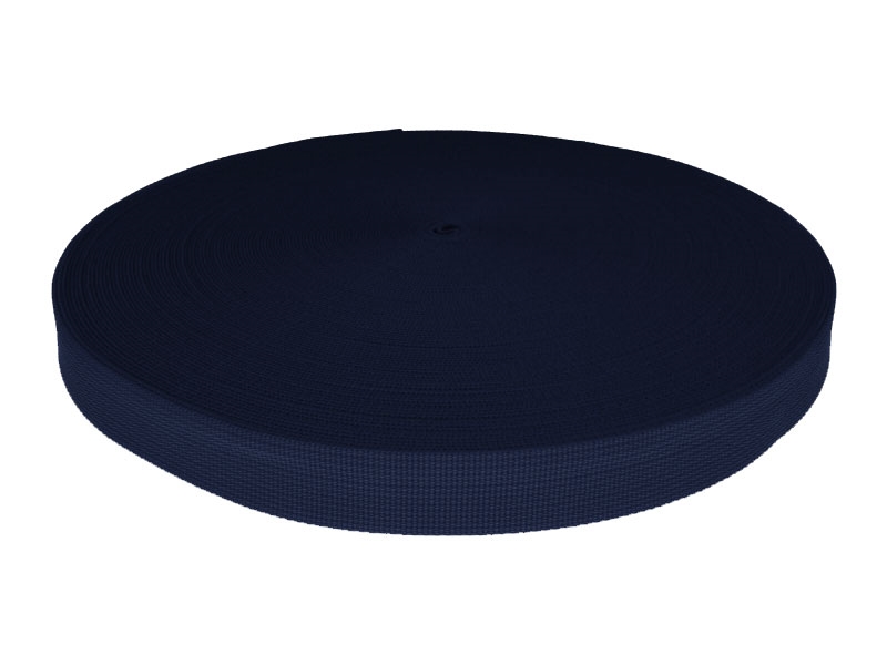 Grosgrain Webbing 25 mm (117) navy blue