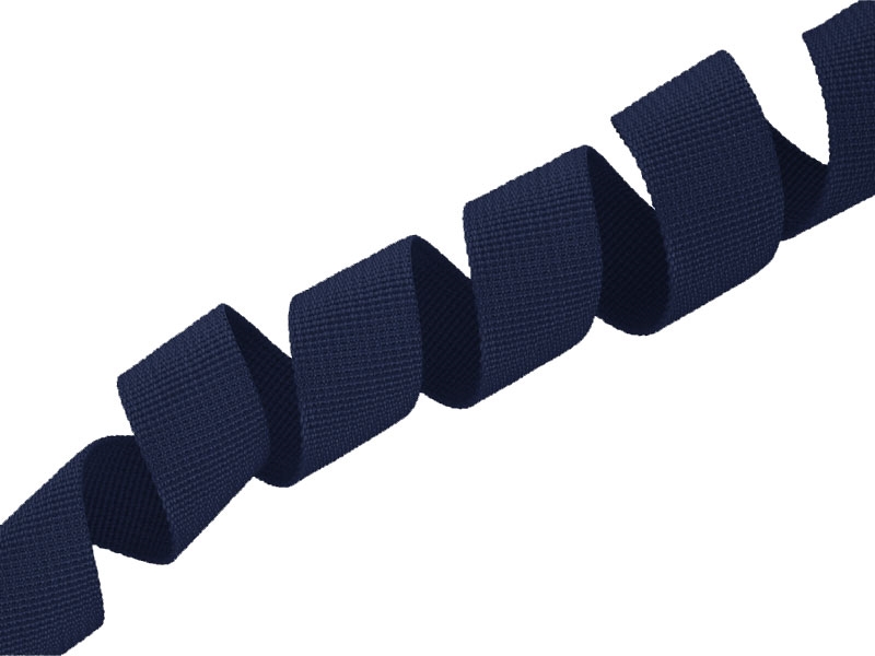 Grosgrain Webbing 25 mm (117) navy blue