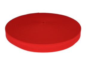 Grosgrain ribbon 25 mm bright red (524)