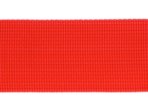 Rypsová stuha 40 mm jasně červená (524)