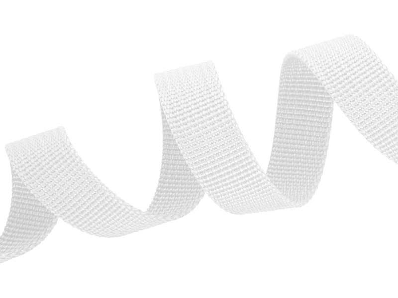 Grosgrain Webbing 15 mm (501) white