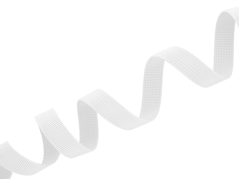 Grosgrain Webbing 15 mm (501) white