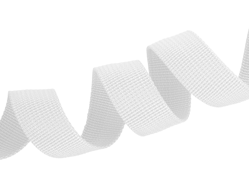 Grosgrain Webbing 20 mm (501) white