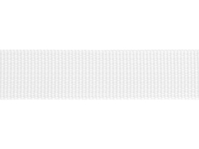 20 mm rypsová stuha bílá (501)