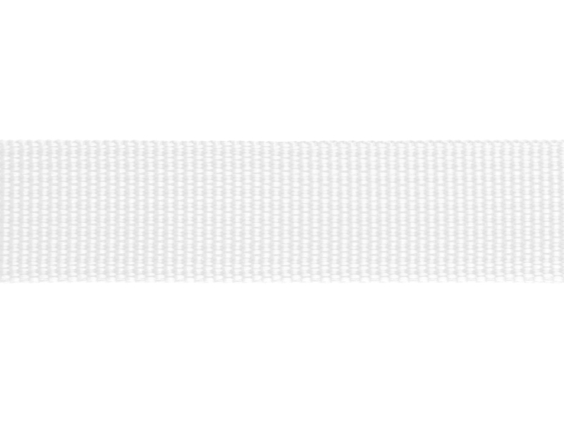 Rips-Trageband 20 mm (501) Weiß
