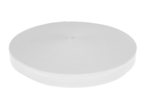 Grosgrain ribbon 25 mm white (501)