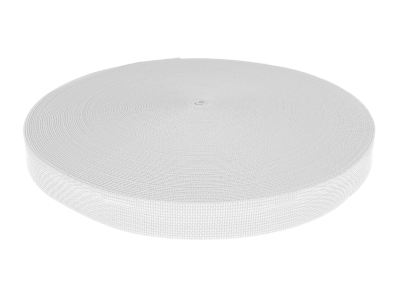 Grosgrain Webbing 25 mm (501) white