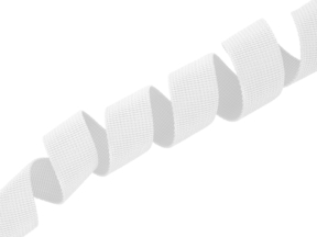 Grosgrain ribbon 25 mm white (501)