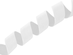30 mm Ripsband weiß (501)