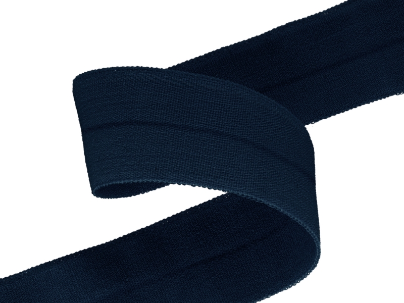Gefaltetes Einfassband 20 mm Marineblau