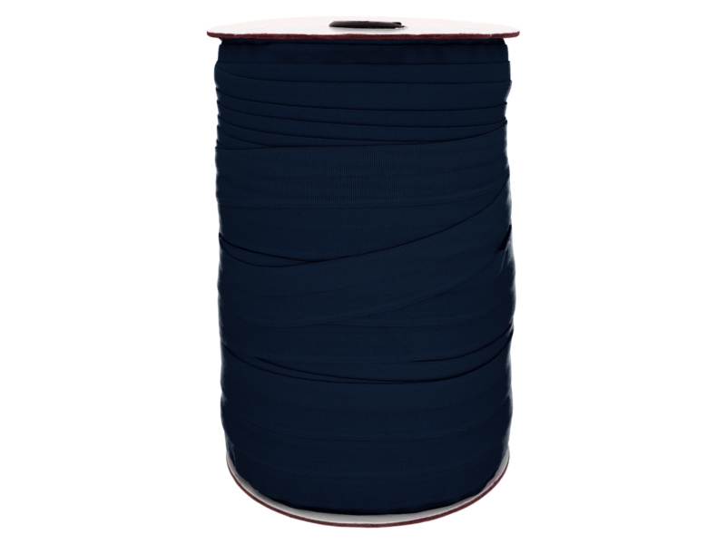 Folded binding tape 20 mm navy blue