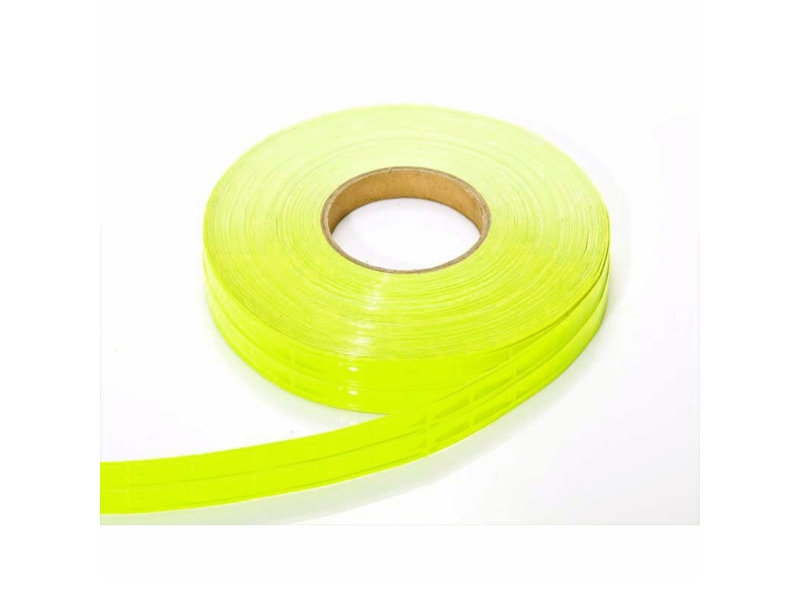 Reflective webbing tape 50 mm yellow neon&nbsp50 mb