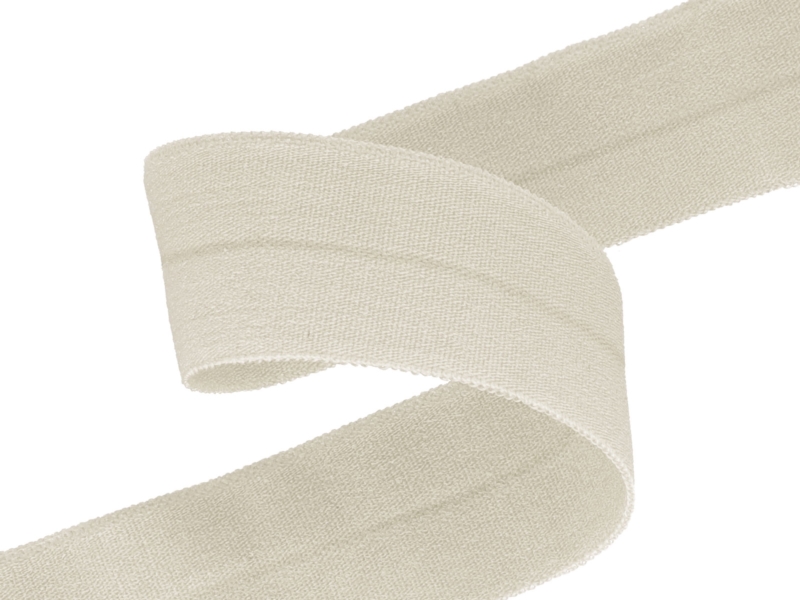 Fold-over elastic 20 mm /0,65 mm alabaster (031)