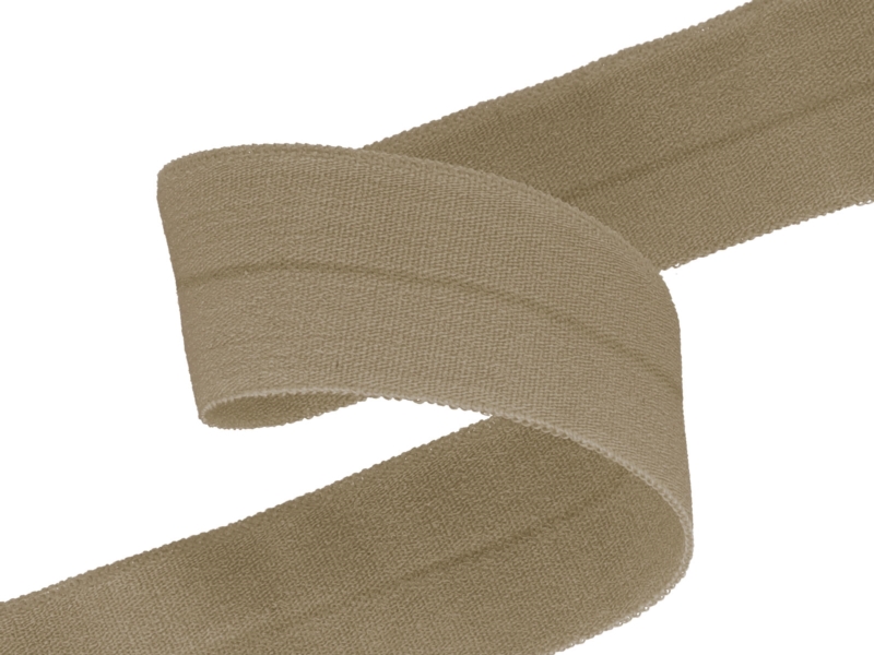 Elastické lemování 20 mm/0,65 mm (045) béžová a khaki barva