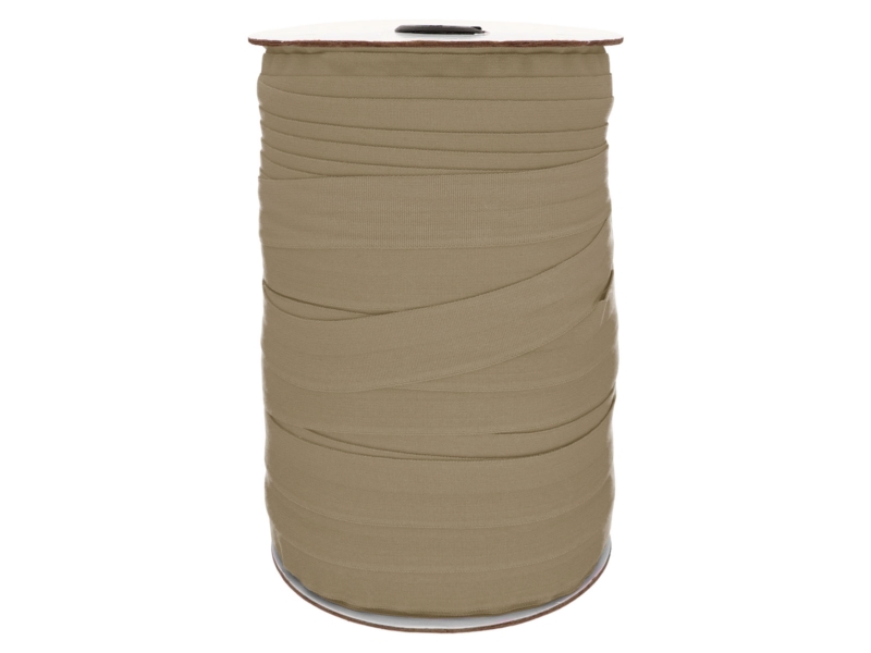 Elastické lemování 20 mm/0,65 mm (045) béžová a khaki barva