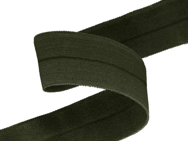 Elastické lemování 20 mm/0,65 mm (173) khaki barva