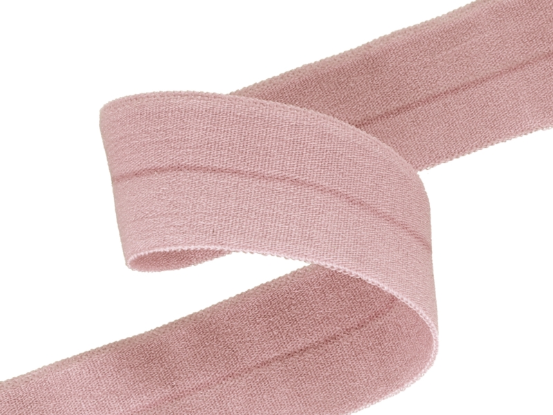 Elastic piping 20 mm/0.65 mm (221) dirty pink