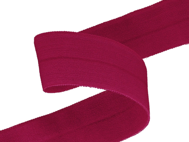 Fold-over elastic 20 mm /0,65 mm beetroot (239)