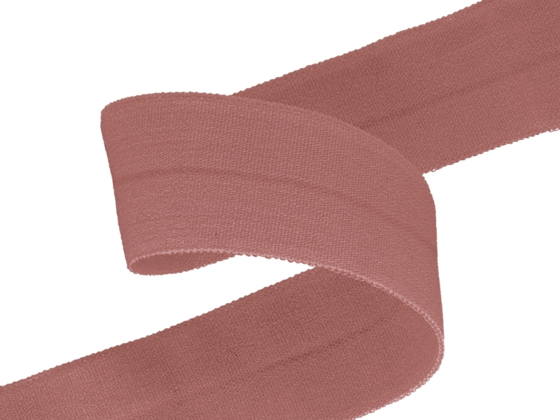 Elastic piping 20 mm/0.65 mm (377) dirty pink dark