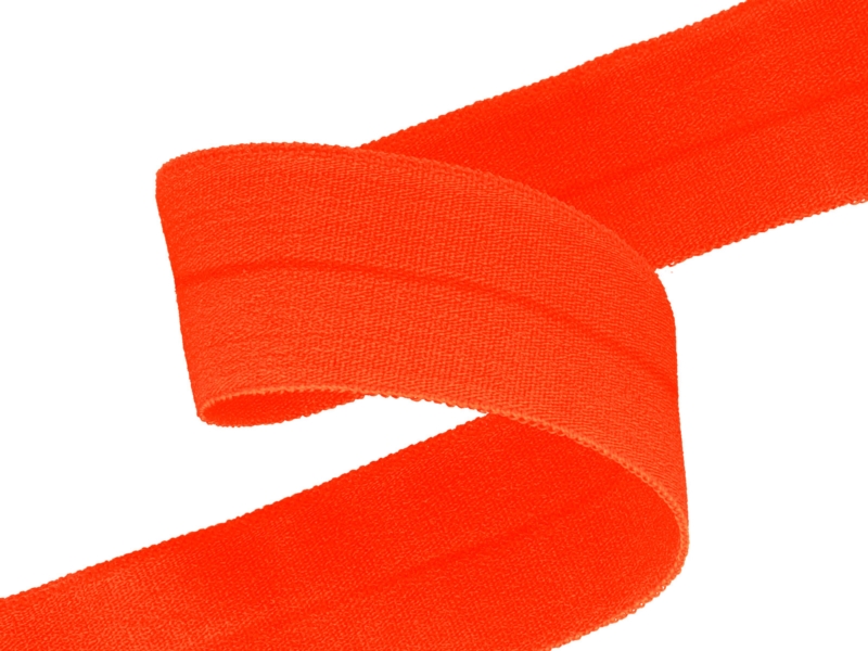 Fold-over elastic 20 mm /0,65 mm orange fluo (1002)
