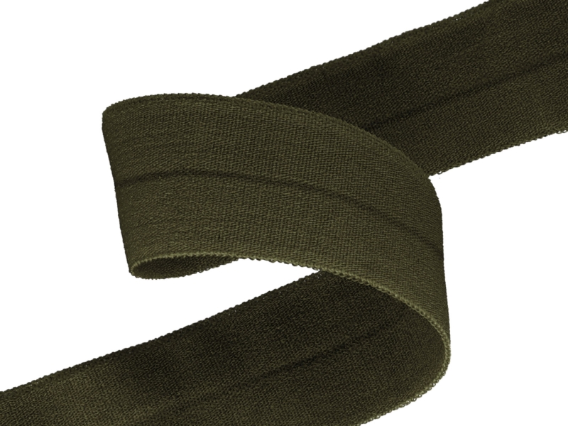 Elastické lemování 20 mm/0,65 mm (305) olivově zelená