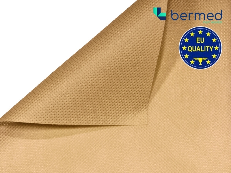 POLYPROPYLENOVÉNETKANÉ TEXTILIE  90 G/M2 BEIGE 160 CM  200 M