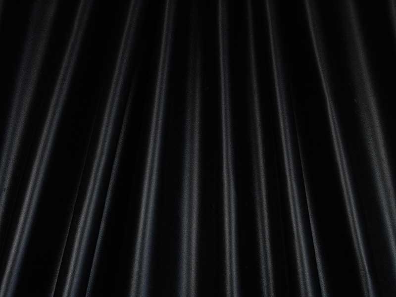 POLYESTER FABRIC  MICROFIBRA BLACK 580 148 CM&nbsp