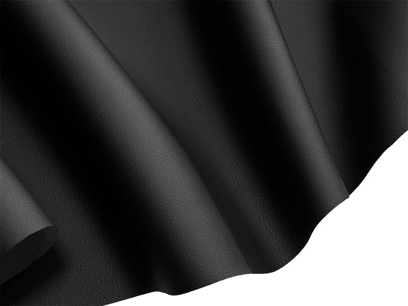 Kunstleder Bono mit Kleber 580 schwarz 148 cm
