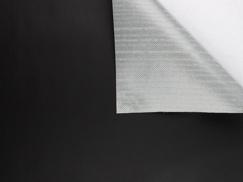Imitation leather Bono with adhesive 580 black 148 cm