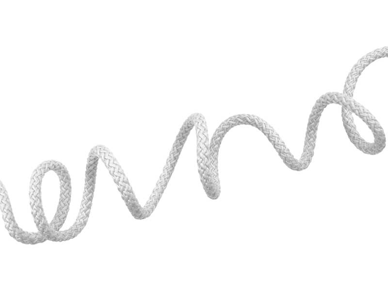 Polyesterschnur 5,5 mm weiß (501) EU