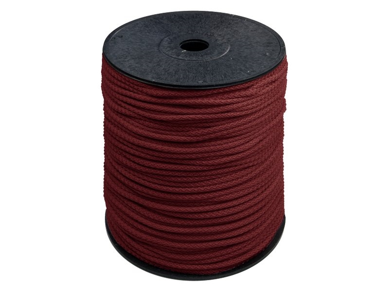 Sznurek poliestrowy  5,5 mm bordowy (048) EU