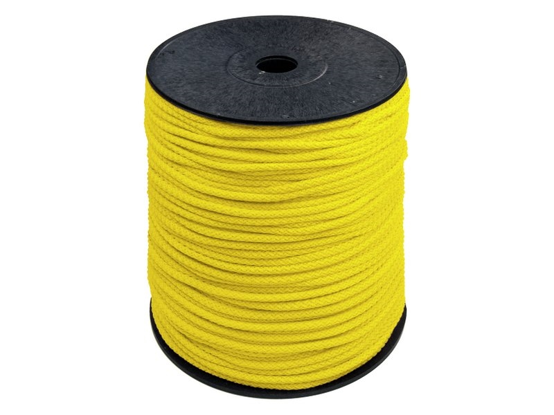 Polyester cord 5,5 mm yellow (504) EU