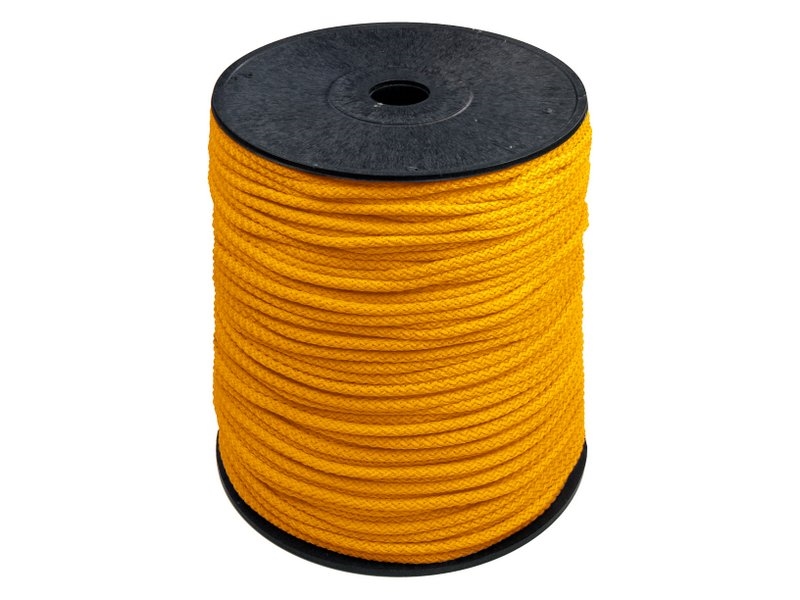 Sznurek poliestrowy  5,5 mm żółty (506) EU