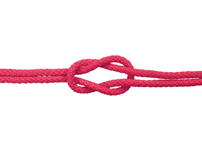 Polyesterkordel 5,5 mm rosa (516) EU