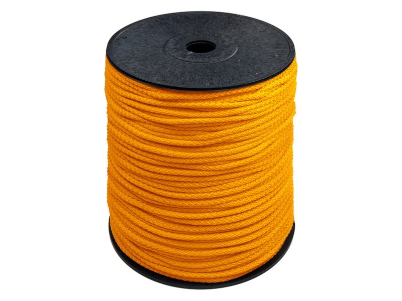 Polyesterová šňůra 5,5 mm žlutá (847) EU