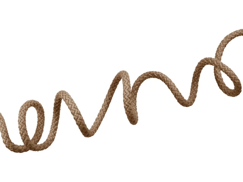 Polyesterkordel 5,5 mm dunkelbeige (894) EU
