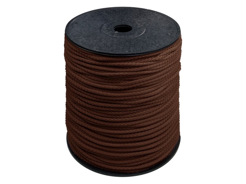 Sznurek poliestrowy  5,5 mm brązowy (161) EU