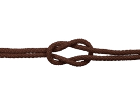 Sznurek poliestrowy  5,5 mm brązowy (161) EU