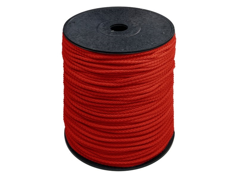 Polyester cord 5,5 mm red (620) EU