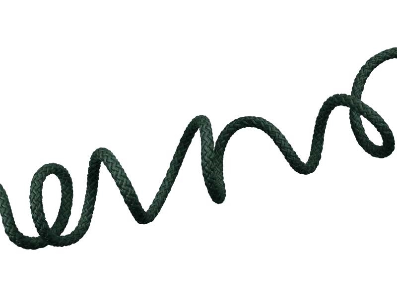 Polyester cord 5,5 mm dark green (017) EU Polyester cord 5,5 mm dark green (017) EU