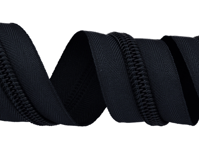 Spiral zipper tape 10 (301) graphite 39 g/m