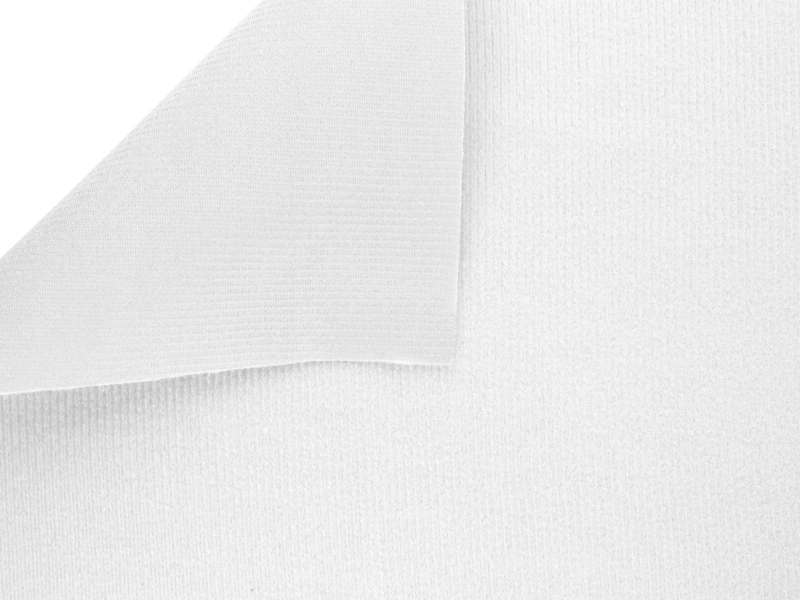 Klettverschlussgewebe 220g/m2 weiß 501 Polyester