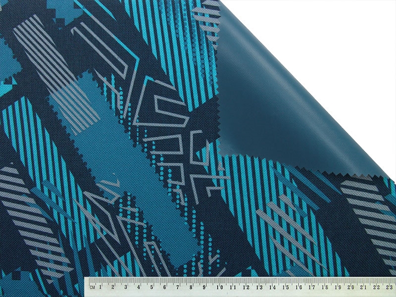 Polyester-stoff premium  600d*300d wasserdicht pvc-f-beschichtet mosaik- 2 150 cm