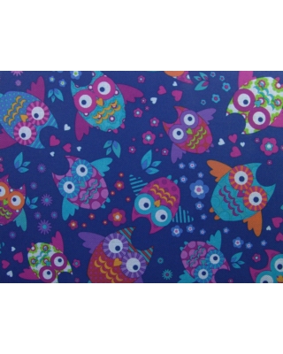 Kodura tkanina poliestrowa premium 600D*300D PVCF wzór 05 sowy