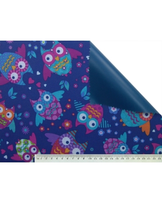 Kodura tkanina poliestrowa premium 600D*300D PVCF wzór 05 sowy