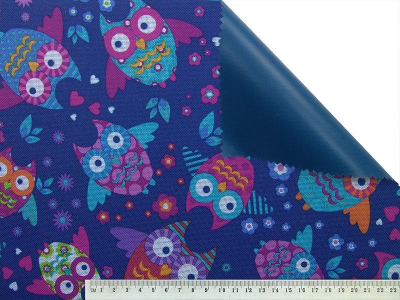 Polyester-stoff premium 600d*300d wasserdicht pvc-f-beschichtet eulen 5 150 cm