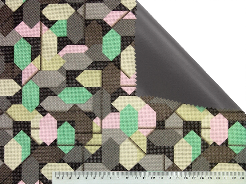 Polyester-stoff premium 600d*300d wasserdicht pvc-f-beschichtet geometrie 16 150 cm