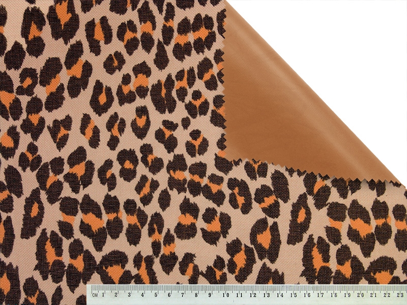 Polyester-stoff premium 600d*300d wasserdicht pvc-f-beschichtet leopardenmuster 17 150 cm