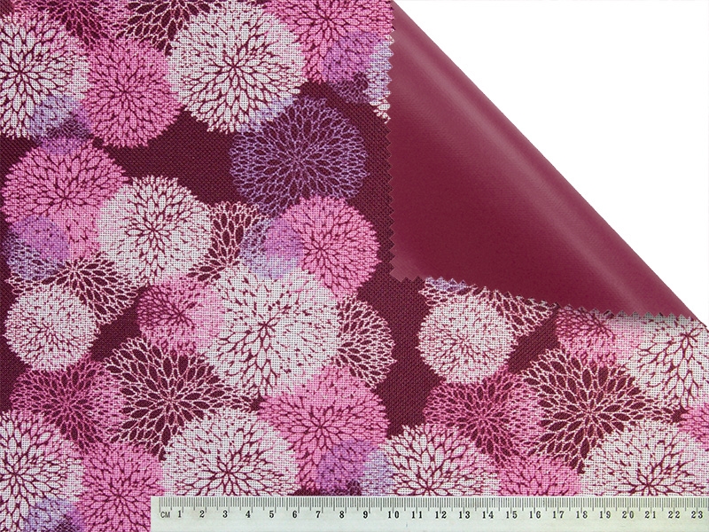 Polyester-stoff premium 600d*300d wasserdicht pvc-f-beschichtet löwenzahn 18 150 cm